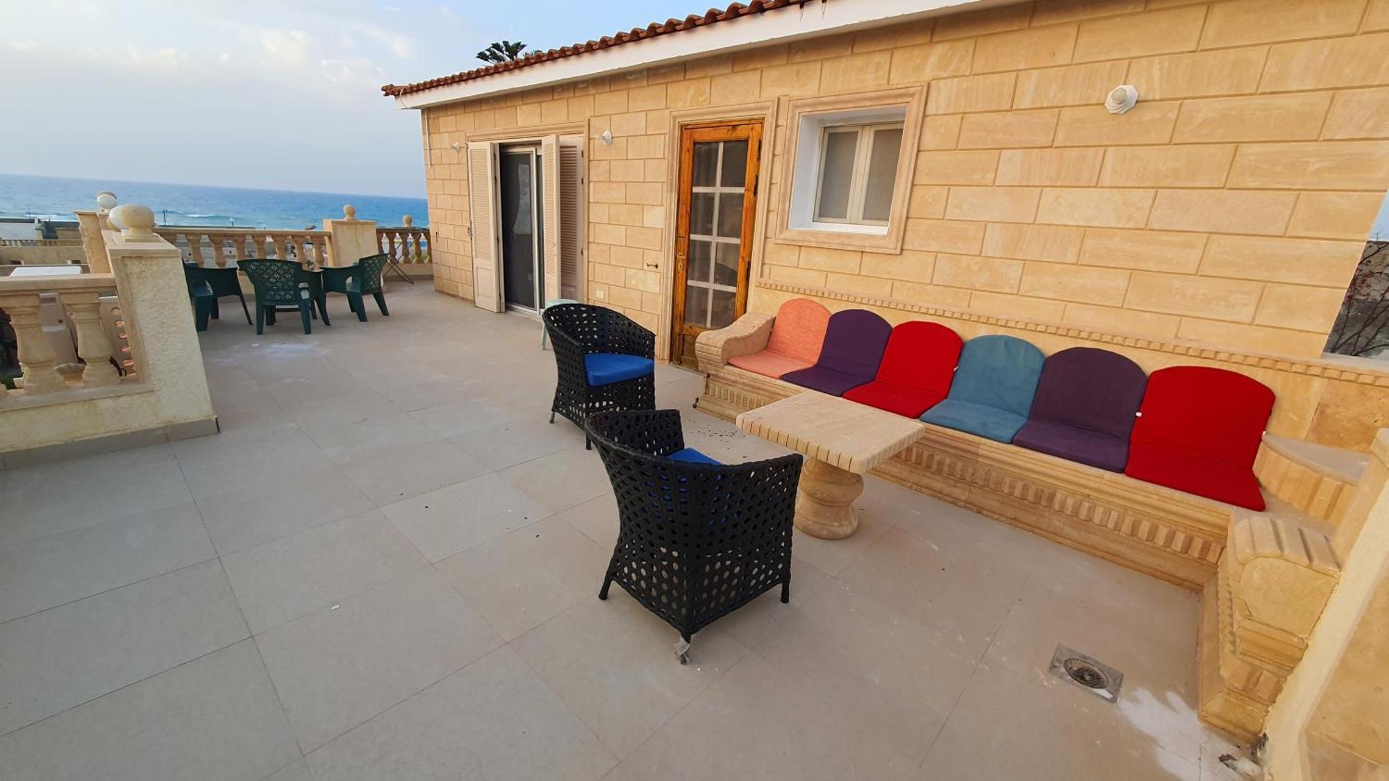 Stunning 5-Bedroom Villa With Breathtaking Sea Views & Roof Penthouse At Badr Resort North Coast El Alamein !! الساحل الشمالي Dış mekan fotoğraf